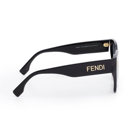 Fendi FE40070I Black Acetate Fendigraphy Square Sunglasses