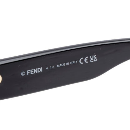 Fendi FE40070I Black Acetate Fendigraphy Square Sunglasses