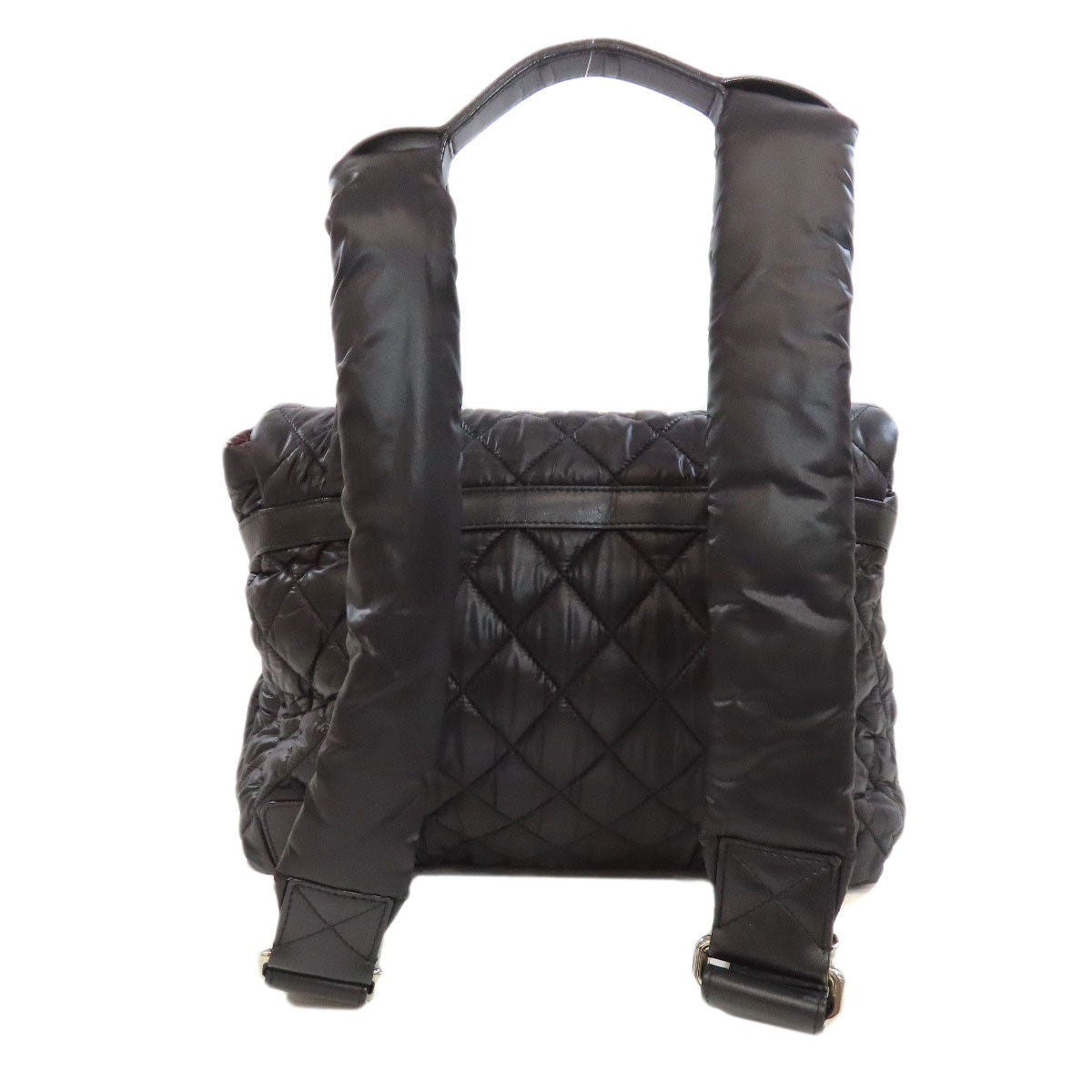 CHANEL Backpack Nylon black Cococoon SilverMetal