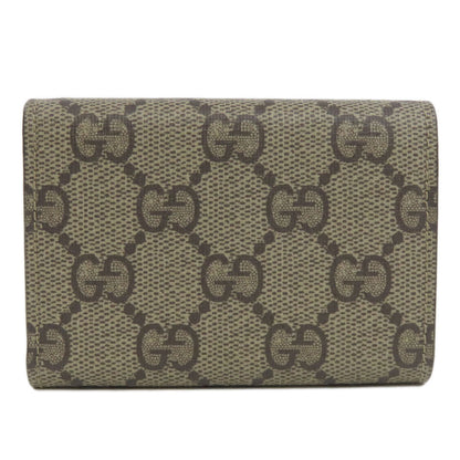 BALENCIAGA Bifold Wallet 681704 PVC Brown Gucci collaboration tri-fold wallet Women