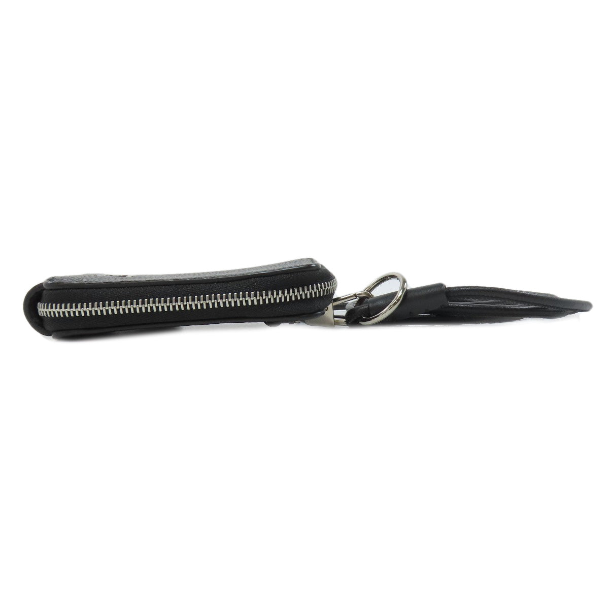 BURBERRY Coin case leather black logo Women