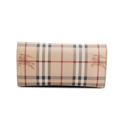 Burberry Haymarket Check Henley Wallet on Chain
