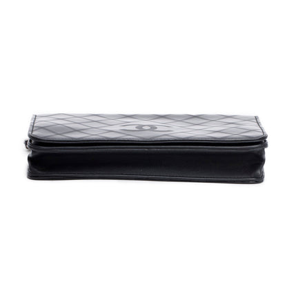 Chanel Black Patent CC Leather Wallet on Chain