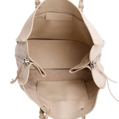 Balenciaga Beige Smooth Calf B4 Zip Around Tote