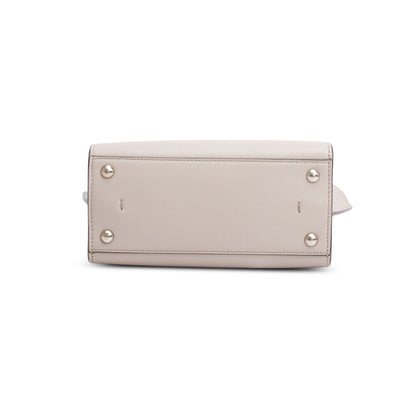 Fendi Grey Vitello Dolce Bi-Color Mini 3 Jours Tote