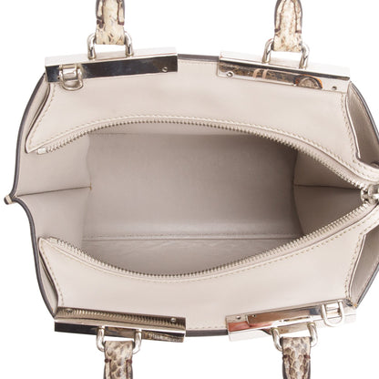 Fendi Grey Vitello Dolce Bi-Color Mini 3 Jours Tote