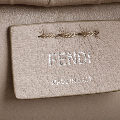 Fendi Grey Vitello Dolce Bi-Color Mini 3 Jours Tote