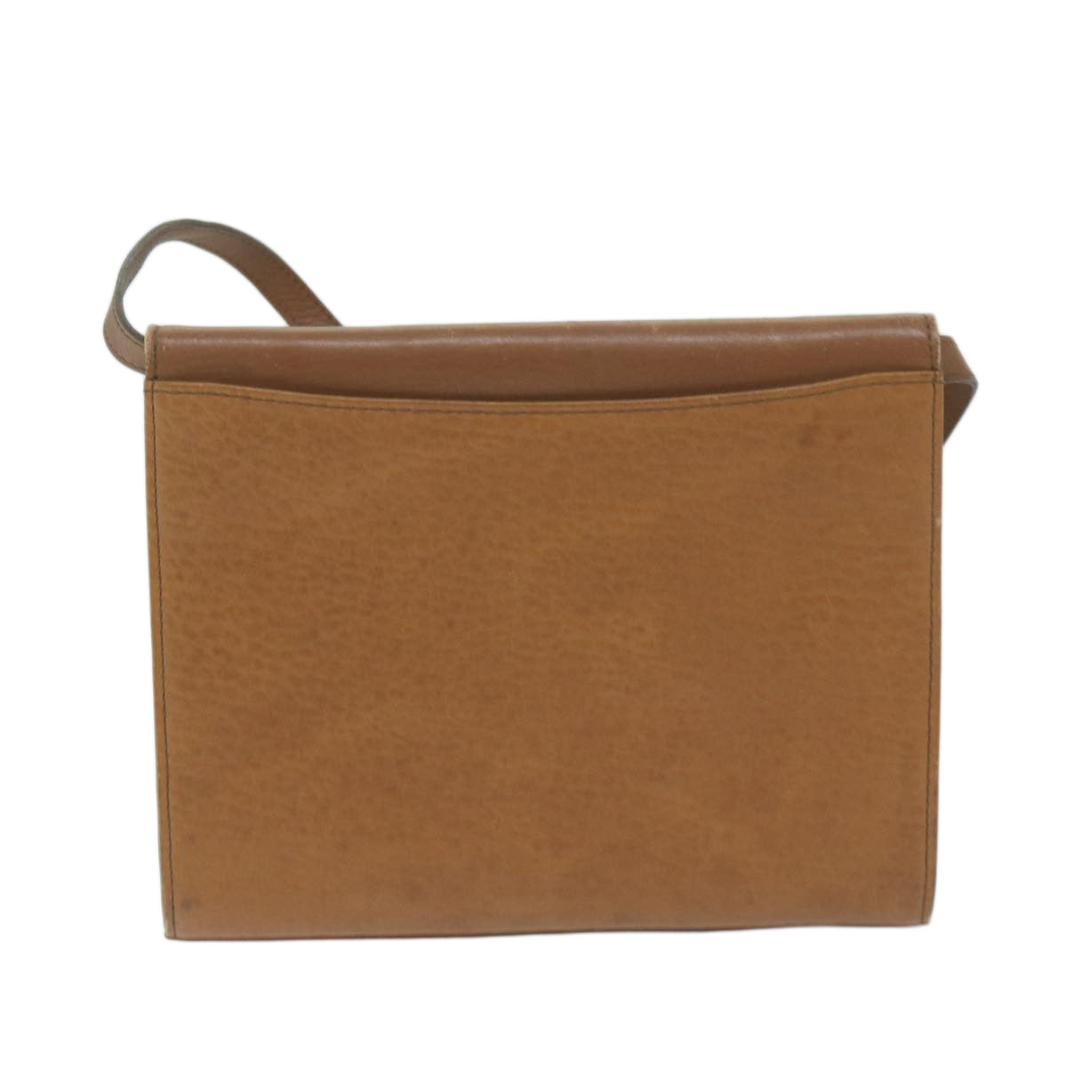 Luxury BurberrySs Shoulder Bag Leather Brown Auth 65946