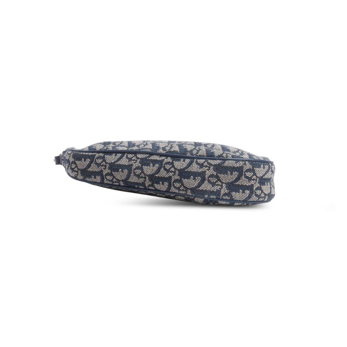 Christian Dior Navy Diorissimo Saddle Pochette