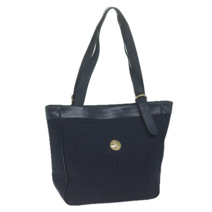 Luxury BurberrySs Nova Check Tote Bag Nylon Canvas Navy Auth 65964