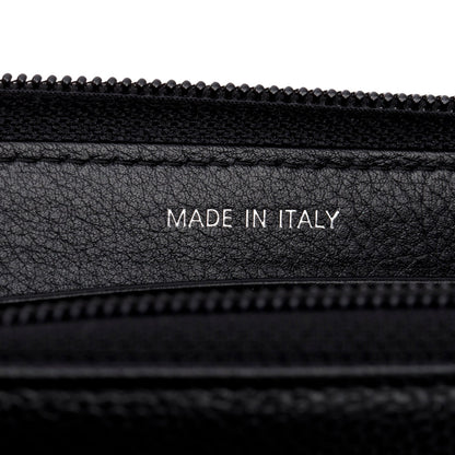 Chanel Black Caviar Timeless CC Zip Around Wallet
