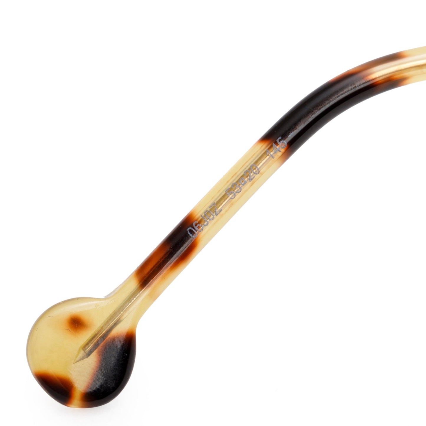 Christian Dior ORIGINS1 Gold Tone Marqueterie Print Sunglasses