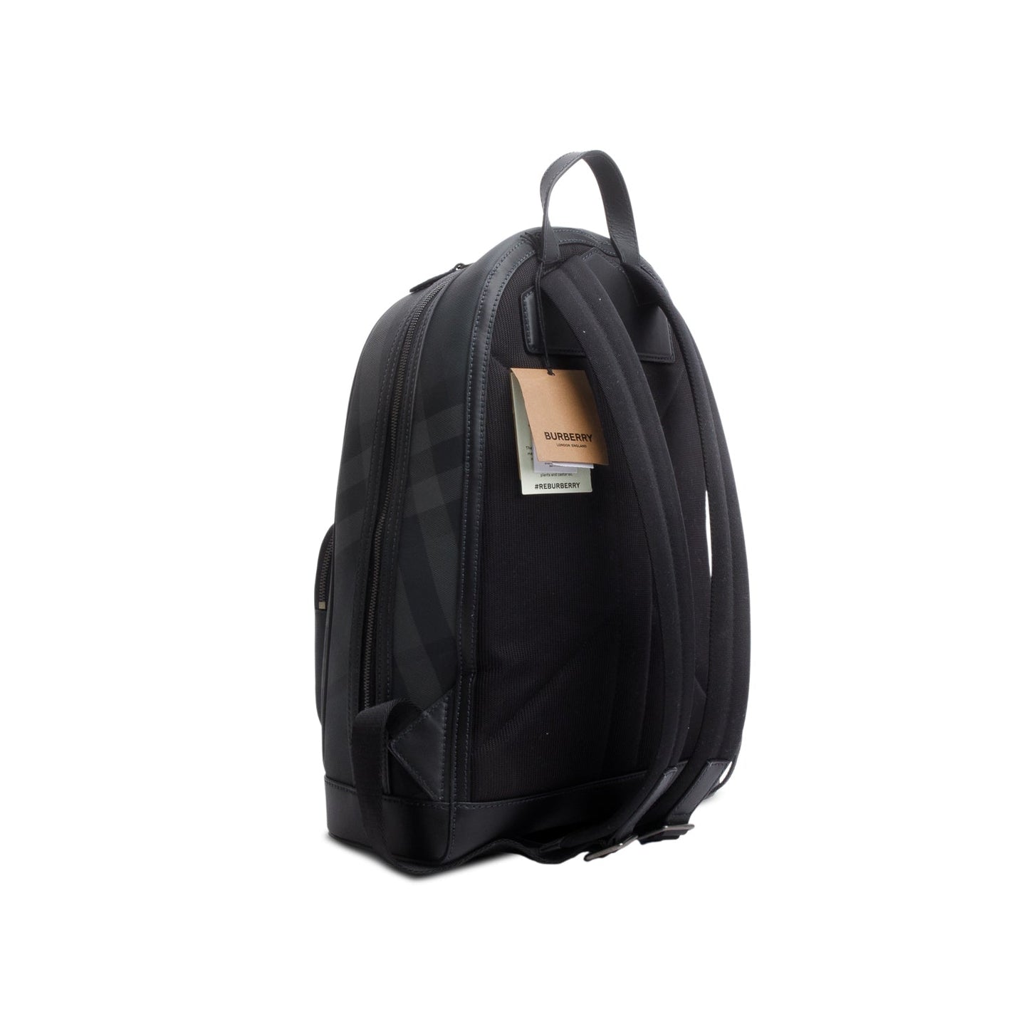 Burberry Grey Burberry Check Rocco Backpack