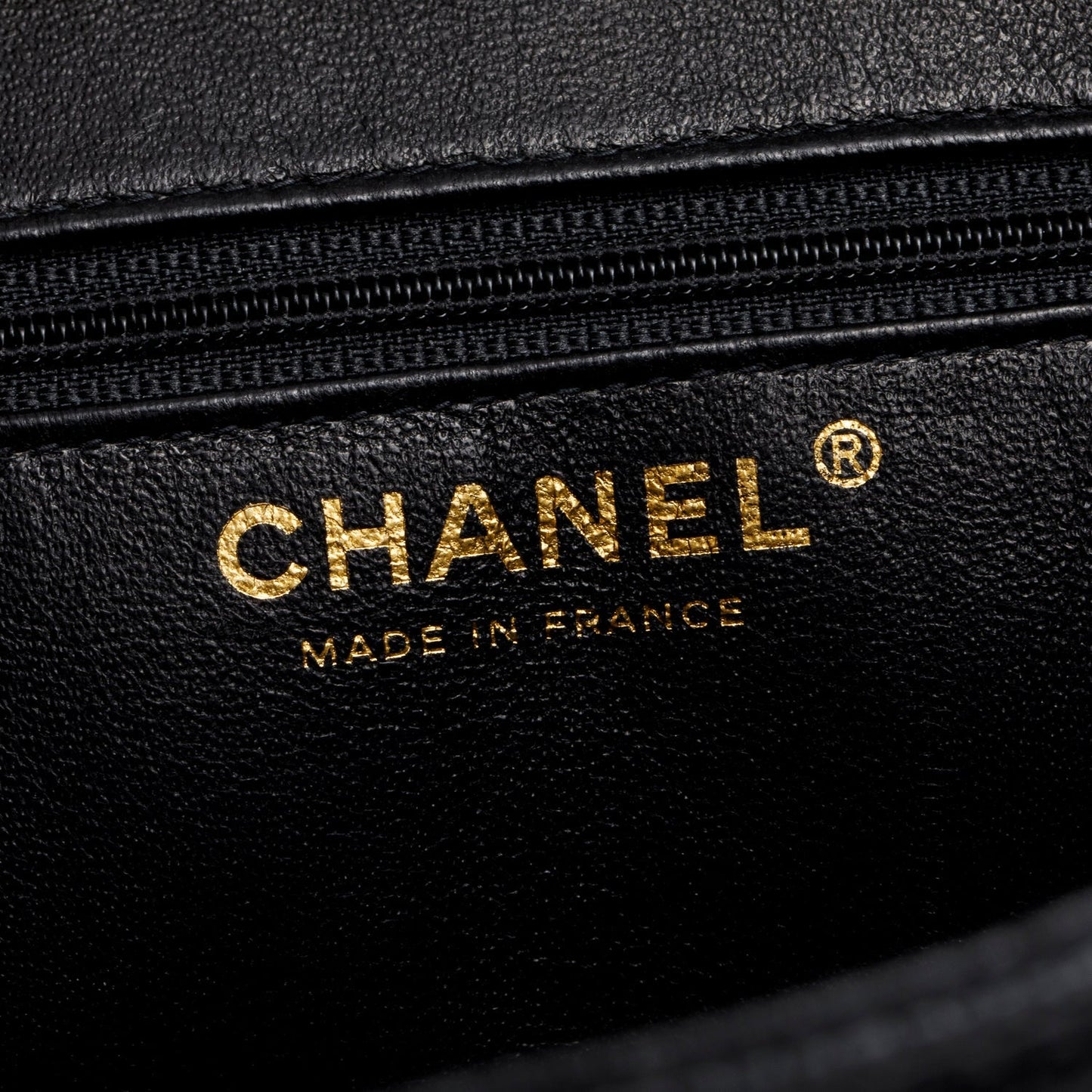 Chanel Vintage Black Caviar Leather Medallion Tote