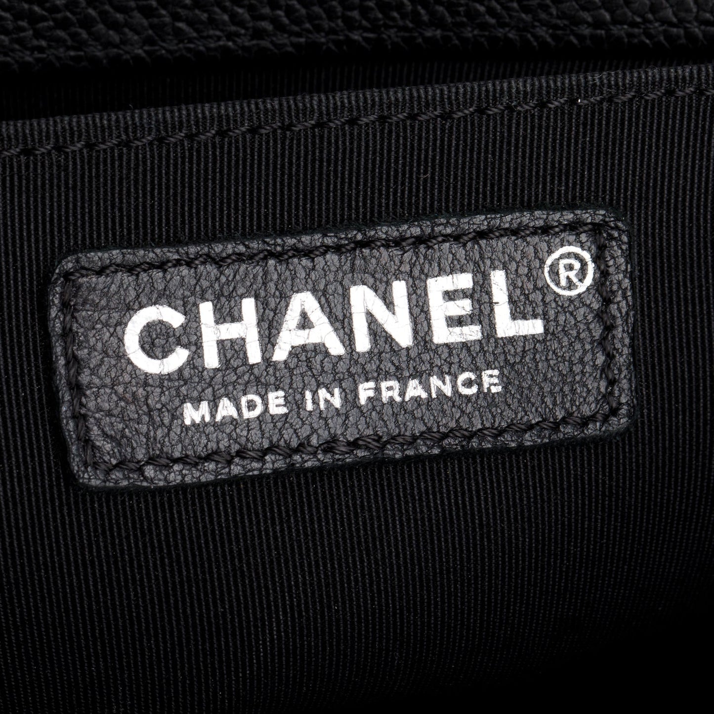 Chanel Black Caviar Quilted Medium Boy Flap Bag