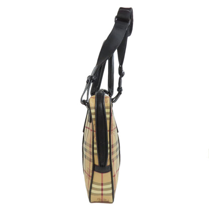 BURBERRY Business bag PVC beige Nova Check 2WAY