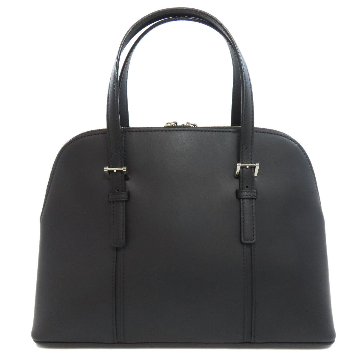 BURBERRY Handbag leather black logo Women
