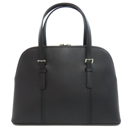 BURBERRY Handbag leather black logo Women