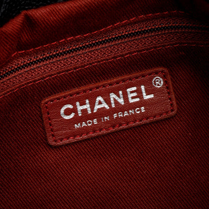 Chanel Black Caviar Leather Timeless CC Shopping Tote