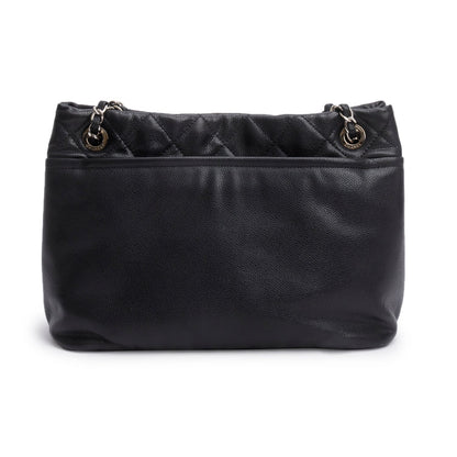 Chanel Black Caviar Leather Timeless CC Shopping Tote