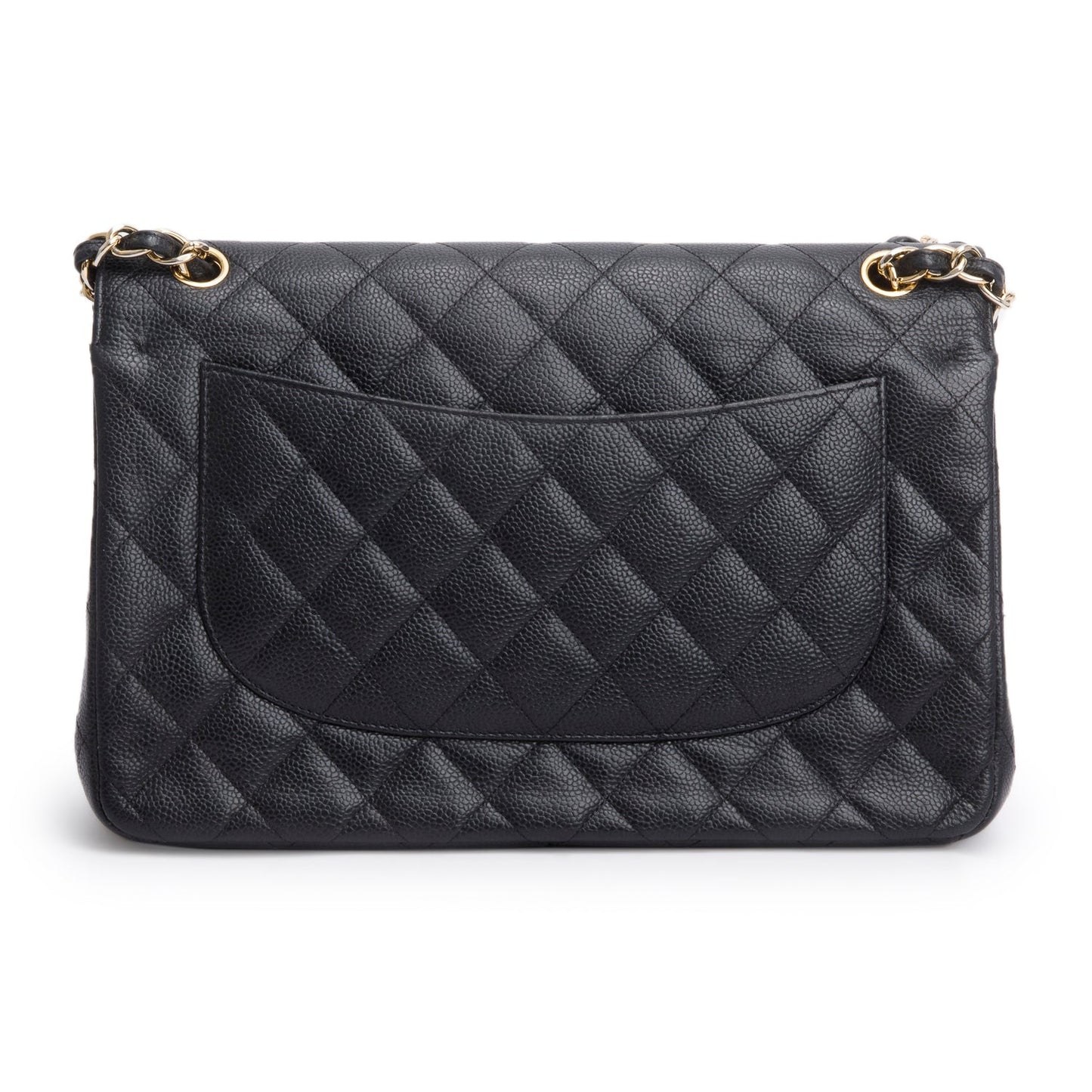 Chanel Black Caviar Jumbo Classic Double Flap Bag