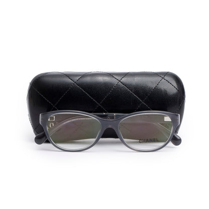Chanel 3309-Q Interlocking CC Square Eye Glasses