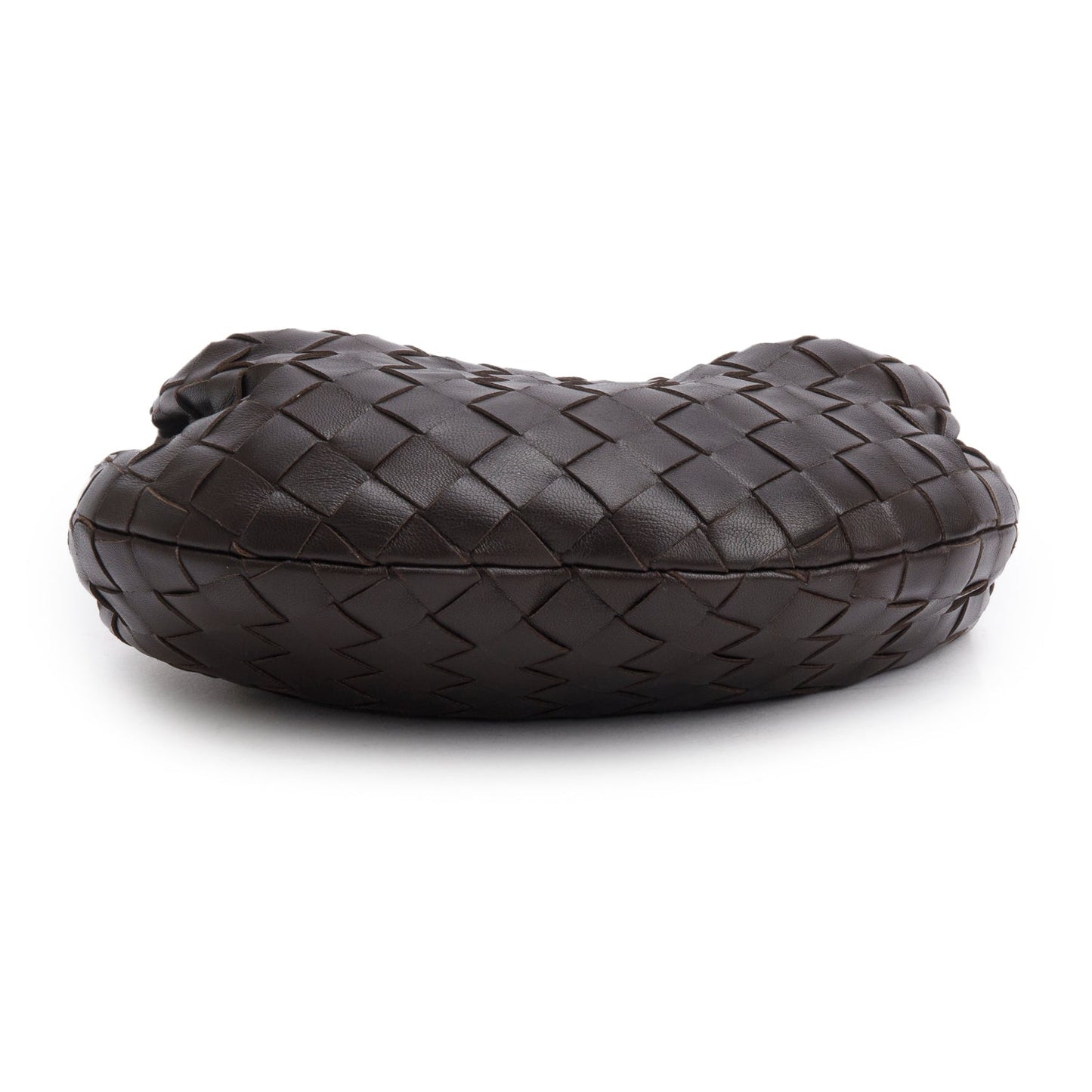Bottega Veneta Brown Lambskin Intrecciato Mini Jodie