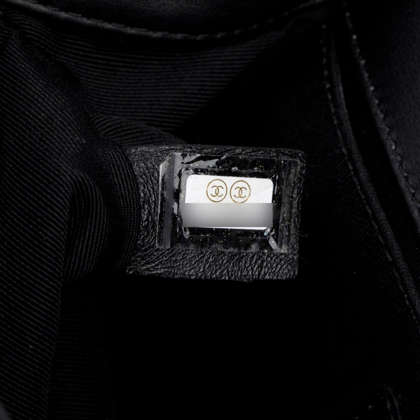 Chanel 2021 Black Quilted Lambskin Leather Small Boy Bag