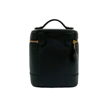 CHANEL Handbag Matt caviar skin black