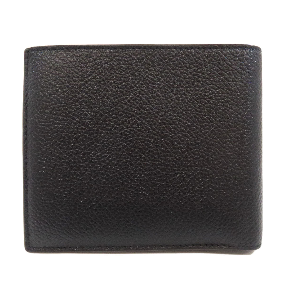 BALENCIAGA Bifold Wallet 594315 leather black logo mens