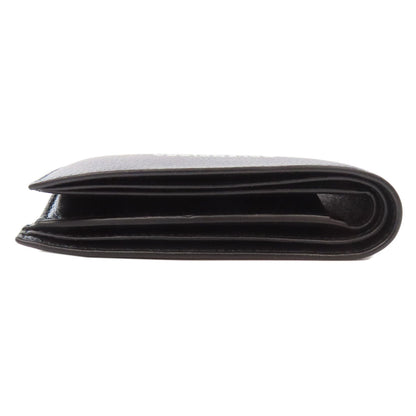BALENCIAGA Bifold Wallet 594315 leather black logo mens
