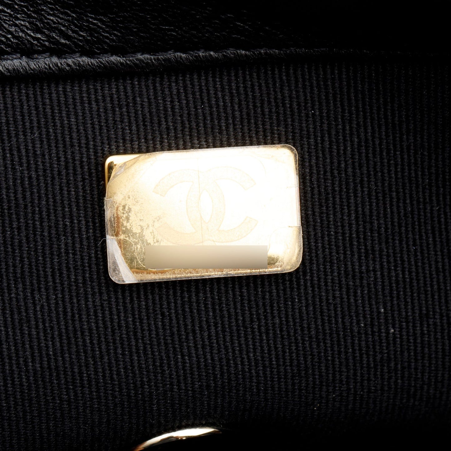 Chanel Black Lambskin Quilted Small Whipstitch Flap Bag