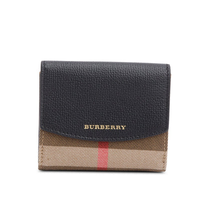 Burberry Black House Check Luna French Wallet