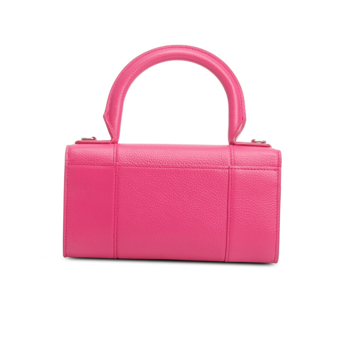 Balenciaga Pink Grained Calf Leather Hourglass Phone Holder
