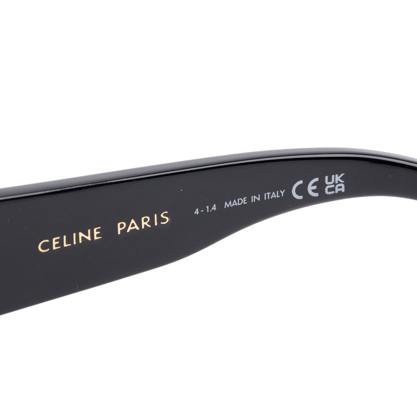 Celine CL402721 Black Acetate Square Shield Sunglasses