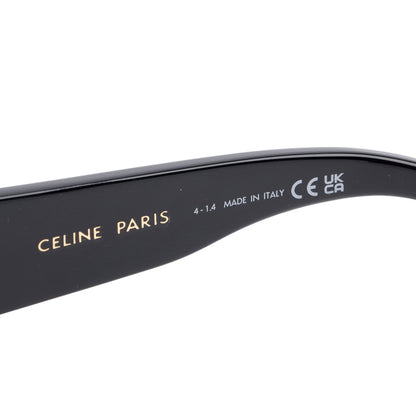 Celine CL402721 Black Acetate Square Shield Sunglasses
