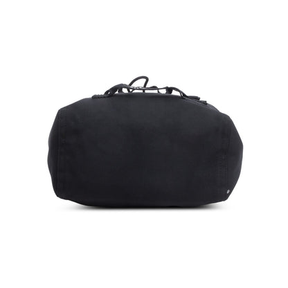 Balenciaga Black Canvas Logo Patch Tote Bag