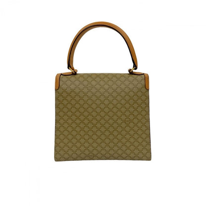 CELINE Shoulder Bag leather beige