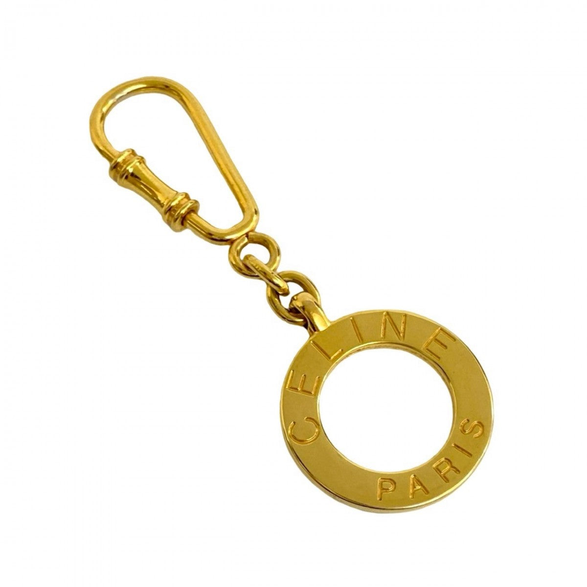 CELINE Key ring Gold Plated gold