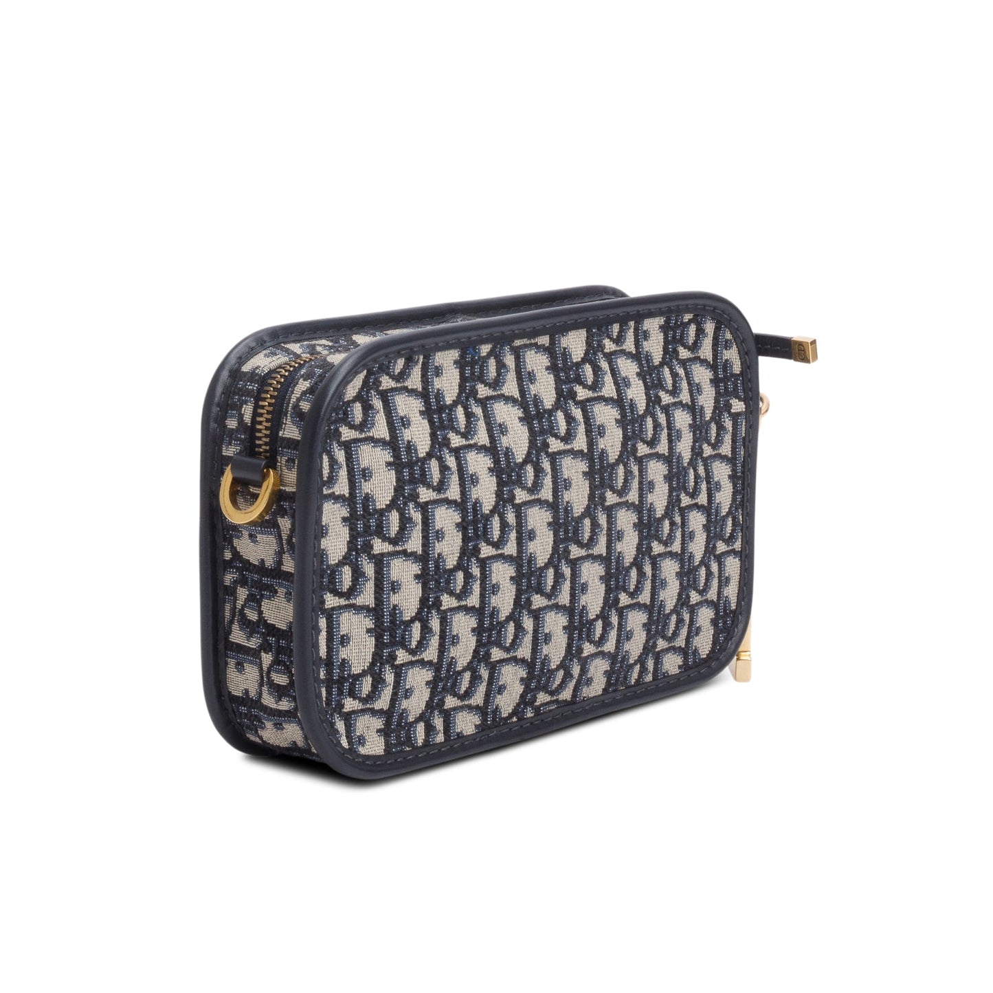 Christian Dior Navy Oblique Diorquake Clutch