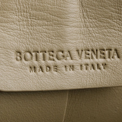 Bottega Veneta Taupe Lambskin Maxi Intrecciato Cassette Crossbody Bag