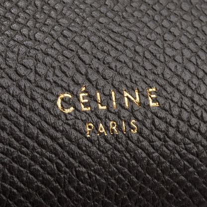 Celine Grey Grained Calfskin Micro Belt Bag