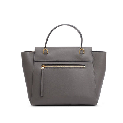 Celine Grey Grained Calfskin Micro Belt Bag