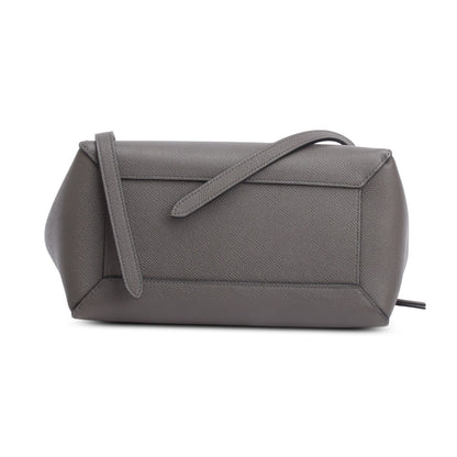 Celine Grey Grained Calfskin Micro Belt Bag