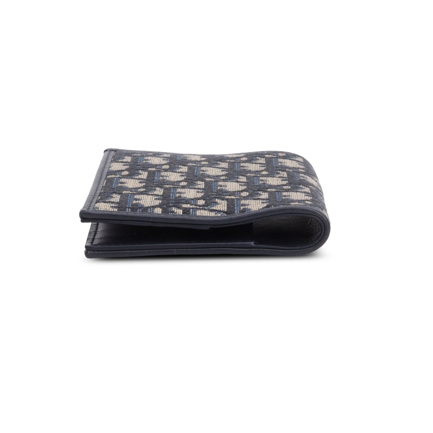 Christian 2024 Dior Navy Oblique Jacquard 30 Montaigne Passport Holder