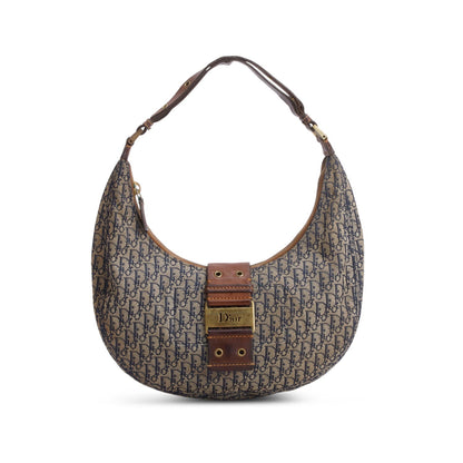 Christian Dior Navy Monogram Street Chic Hobo
