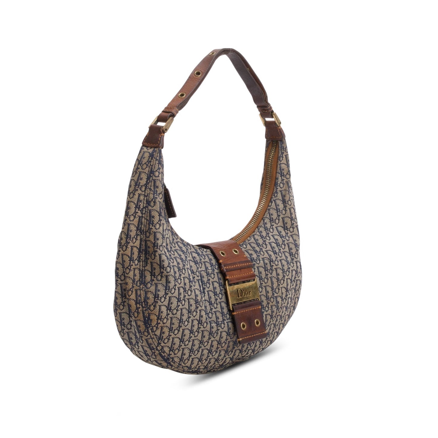 Christian Dior Navy Monogram Street Chic Hobo