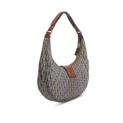 Christian Dior Navy Monogram Street Chic Hobo