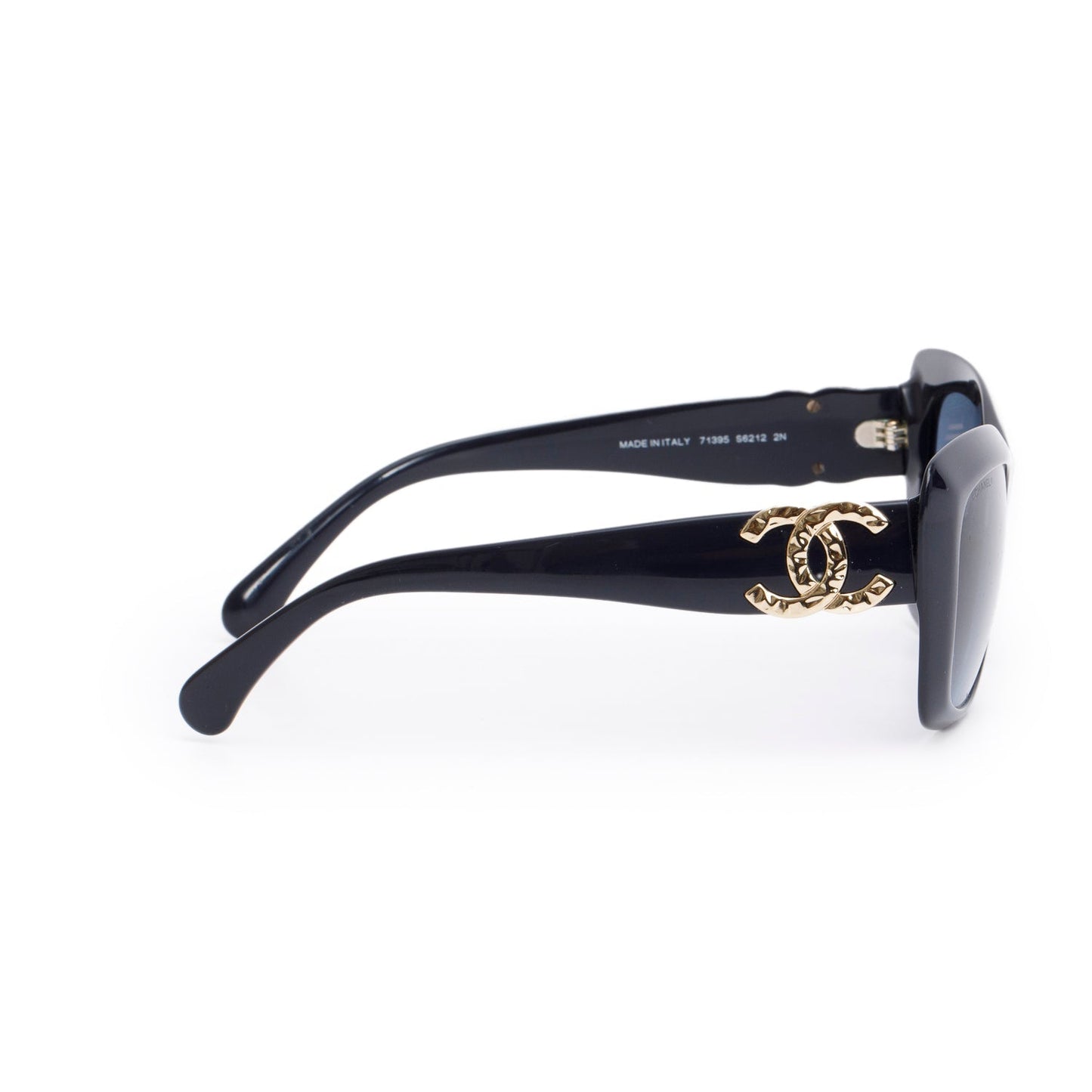 Chanel 2022 Navy S6212 Acetate Cat Eye Sunglasses