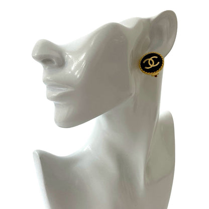CHANEL Earring Gold Plated gold